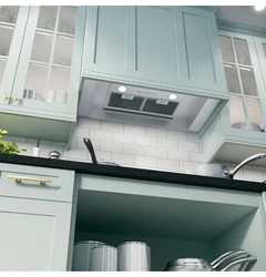 Kitchens with closed hood photo