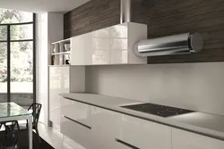 Kitchens with closed hood photo