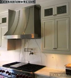 Kitchens with closed hood photo