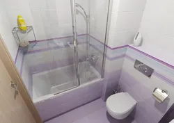 Small bathtub design with tray