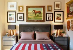 Pictures that hang in the bedroom photo
