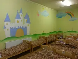 Фото спальни в саду