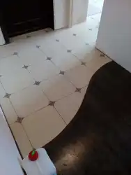 Laminate tiles for kitchen and hallway photo