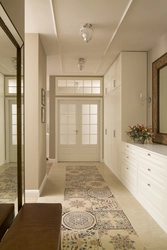 Laminate tiles for kitchen and hallway photo