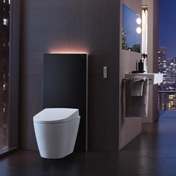Installation in the bathroom interior