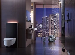 Installation in the bathroom interior