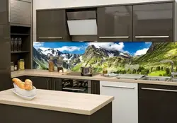 Butun oshxona devori fotosurati uchun devor paneli