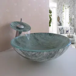 Sink round bath photo