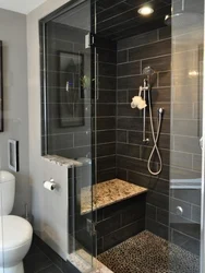 Panelli duş kabinalı vanna dizaynı