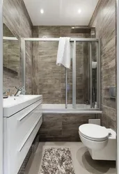 Bathtub Design With Shower Cabin With Panels