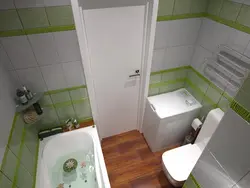Дызайн Сумешчанай Ванны З Туалетам Панэлямі