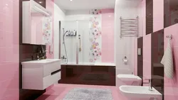 Bathroom design in 2 colors