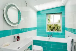 Bathroom design in 2 colors