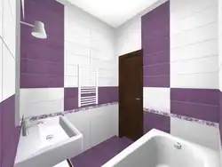 2 rəngdə vanna otağı dizaynı