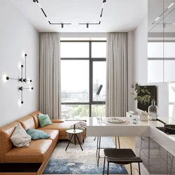 Panoramic kitchen interior design