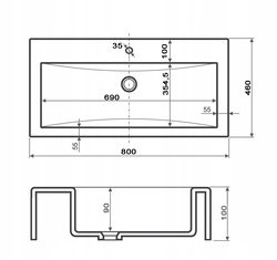 Bathroom sink dimensions photo