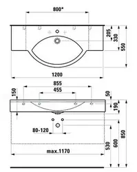Bathroom sink dimensions photo