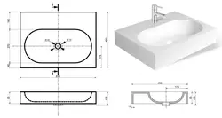Bathroom sink dimensions photo
