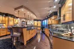 Large kitchen for home photo