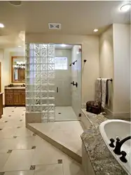 Bathroom made of blocks photo