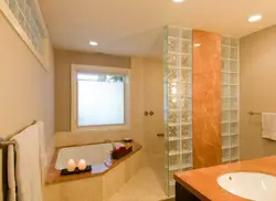 Bathroom Made Of Blocks Photo