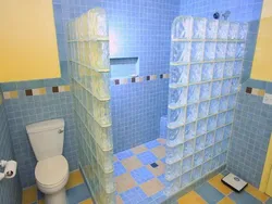 Ванная из блоков фото