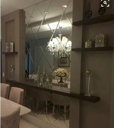 Дизайн Кухни С Зеркальным Панно