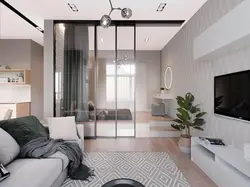 Living room 38 sq m design photo