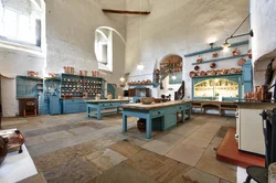 Kitchen like in a castle photo