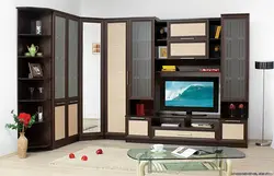 Стенки угловые в гостиную современные фото недорогие