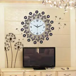 Large clock on the wall in the living room photo