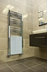 У ванным пакоі батарэя дызайн