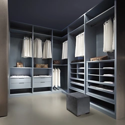 Dressing room design in a modern style photo