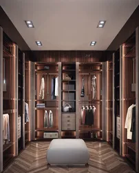 Dressing Room Design In A Modern Style Photo