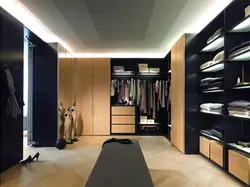 Dressing room design in a modern style photo