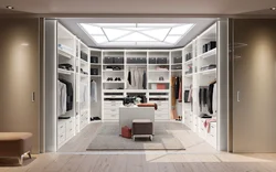Dressing room design in a modern style photo