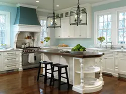 American house interior kitchen