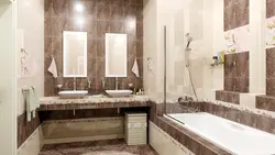 Қоңыр бежевый плитка фото ванна