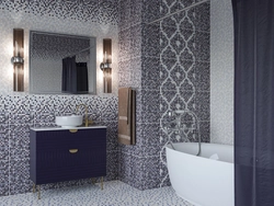 Ceramic Tiles For The Bathroom In The Interior