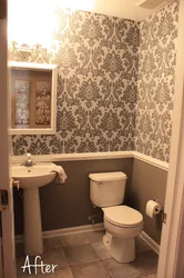 Bathroom wall decoration photo