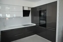 Kitchen color graphite matte photo