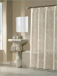Fabric Bath Curtain Photo