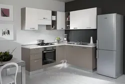 Серая Угловая Кухня Фото