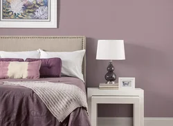 Dusty Rose In Bedroom Interior Wallpaper