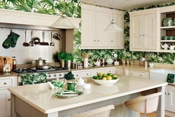 Kitchen design style wallpaper