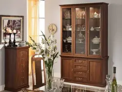 Zamonaviy uslubdagi arzon fotosuratda yashash xonasi uchun shkaf