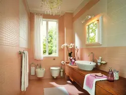 Peach bath design