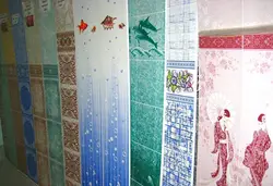 PVC panels for bathroom interior decoration photo