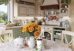 Cozy kitchen photo interiors