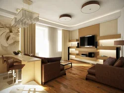 Apartment interiors photos combined living room